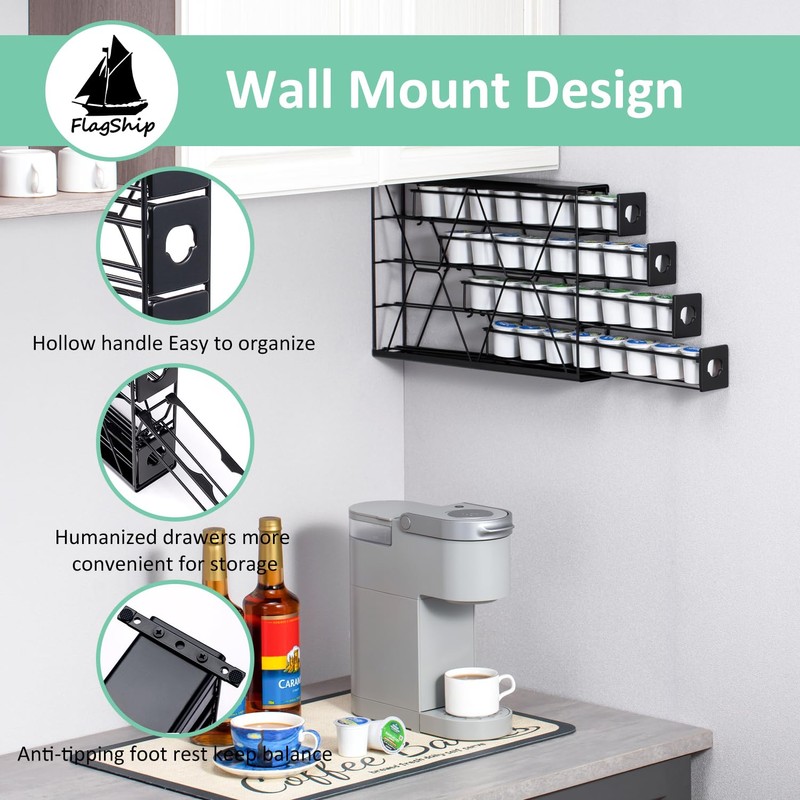 Flagship K Cup Holder for Keurig Pods Coffee Pod Storage