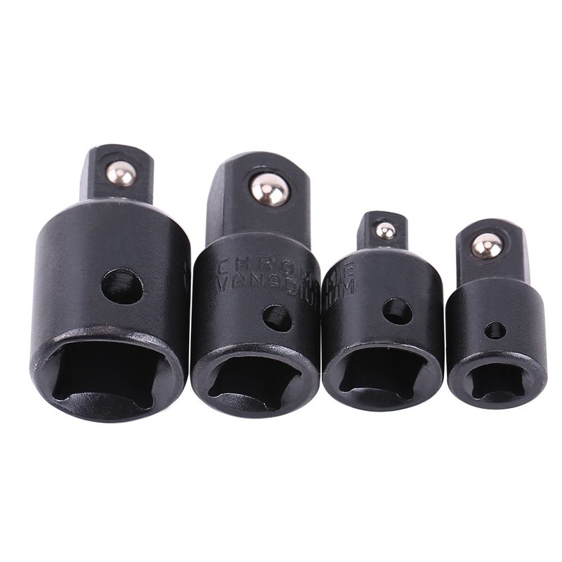 Nut Reducer, 4 Pieces Nut Screwdriver Converter Set 1/2", 3/8",