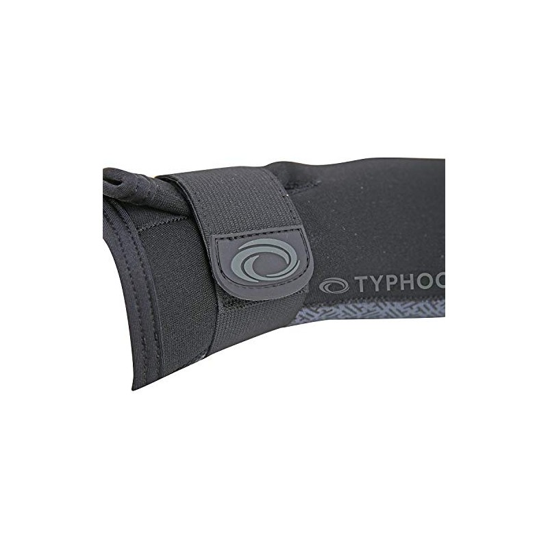 TYPHOON Kilve 3mm Divers Wetsuit Gloves 2023 - Black, Black/White,
