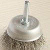 FPPO 7PCS Stainless Steel Wire Wheel Brush, Coarse Crimped Cup