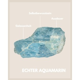 GD GOOD.designs Anklets for Women with Real Pearls 4 mm - Waterproof - Natural Stone Anklet Colourful with Adjustable Clasp in 18 K Gold, Stainless Steel, Aquamarine