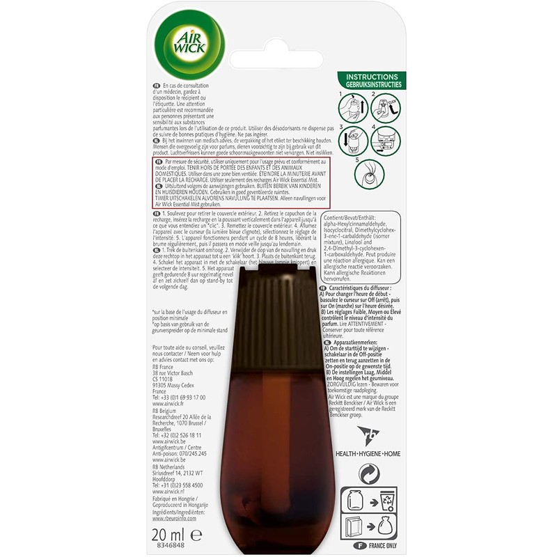 Air Wick New Essential Mist Twin Refill Relaxing Lavender, 40