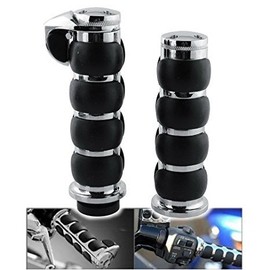 Szmsmyバイク用ハンドル バー 滑り止め オートバイ用ハンドル バー φ25mm 汎用 耐久性 握り感サイコー 超軽量 2Pcsセット