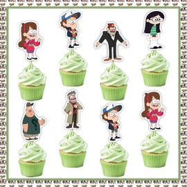 Gravity Faall Cupcake Topper - Geburtstagsdekorationen