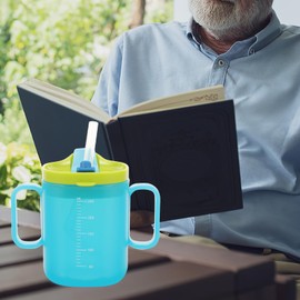 LALAFINA Taza De Cuidado De Ancianos Para Beber y Alimentación Líquida - Papilla, Convaleciente, Personas Mayores