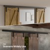 144"/12FT Ceiling Mount Box Rail Barn Door Hardware Heavy Duty