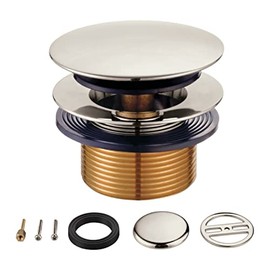 Kingston Brass KBU2006 Eugene Tip-Toe Tub Drain Conversion Kit, Polished Nickel