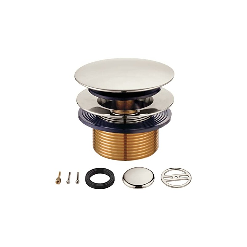 Kingston Brass KBU2006 Eugene Tip-Toe Tub Drain Conversion Kit, Polished