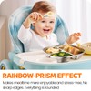 MIMORE Stainless Steel Kids Plates - 5 Pack Toddler Plates