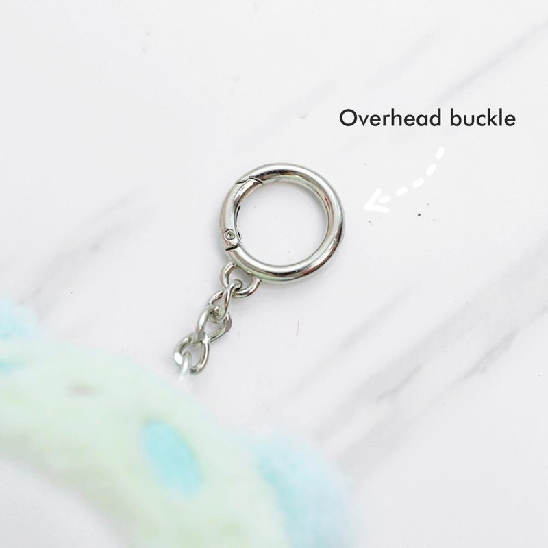 5Pcs Anime Figure Plush Toy Keychain Set Cute Stuffed Animal
