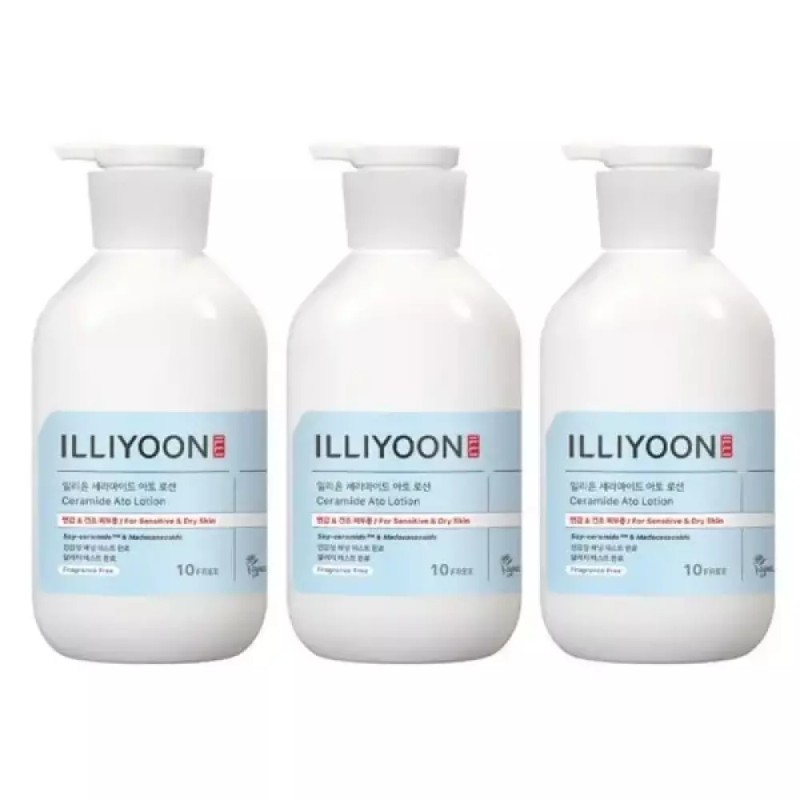 Elizavecca [일리윤] 일리윤 세라마이드 아토 로션 528ml 3개 Illiyoon Ceramide