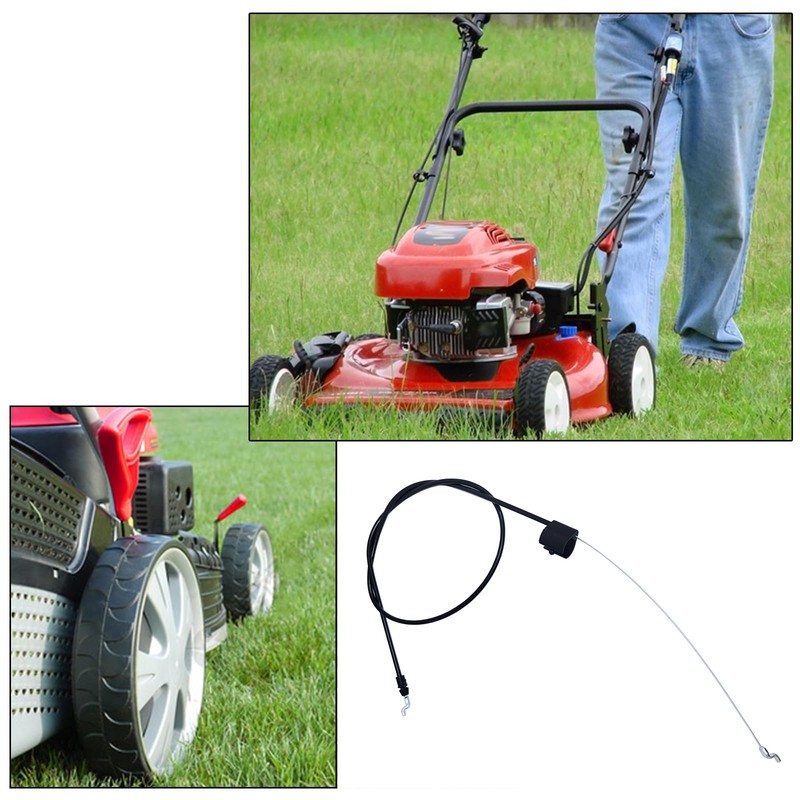 Young Wolf Push Lawn Mower Throttle Pull Cable Engine Zone