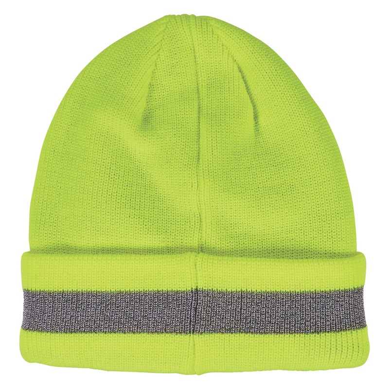 Ergodyne Standard Reflective Winter Hat, Lime