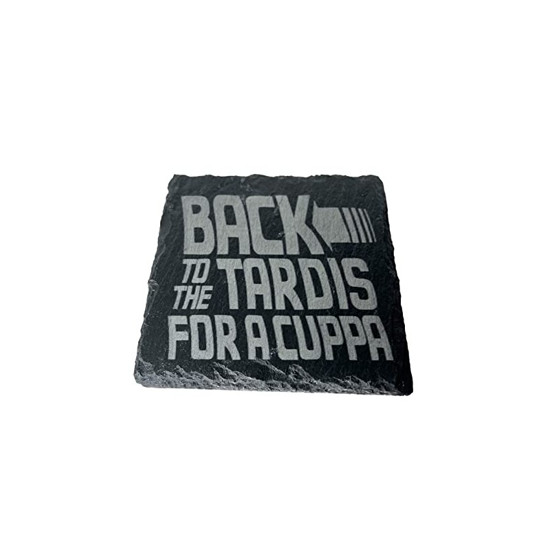 Back to the Tardis fo a Cuppa Coaster Gift Idea