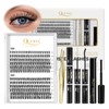 QUEWEL Lash Clusters Kit, 240 Pcs Lash Clusters 30D+40D DIY