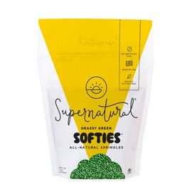 Supernatural Grassy Green Softies Natural Sprinkles, Dye-Free, Made in USA, Soy Free, Gluten Free, Vegan, 16oz