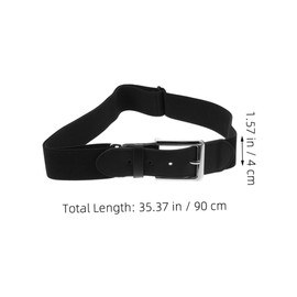 Totority 2Pcs Adjustable Stretch Baseball Belt for Men Women Comfortable Elastic Waist Belt for Outdoor Sports Durable Softball Football Gear Versatile Design for All Waist
