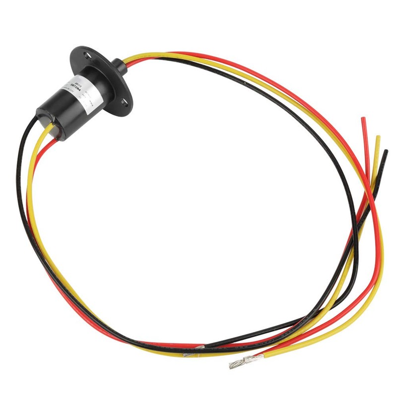 Electrical Slip Ring, 250RPM 15A Mini Slip Ring 3 Wires