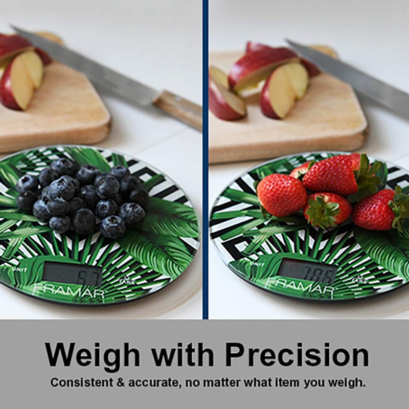 Framar Digital Food Scale and Digital Kitchen Scale, Gram Scale,