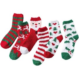 Cuddly Socks Plush Socks Fluffy Socks House Socks Women's Bed Socks Women's Cuddly Socks Fluffy Socks Women, Christmas tree