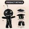 JYNVO Set of 2 Voodoo Doll with Needles, Joke Items,