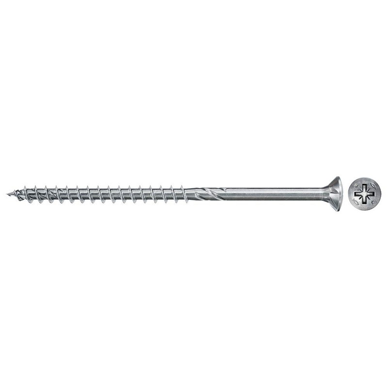 fischer 557554 FPF II, Wood Screw Box, 4.5X60 Partial Thread,