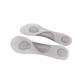 SturdyFoot Lady Massaging Gel Insoles with Arch & Metatarsal Support and Heel Cushion, 3/4 Insoles. Party Feet