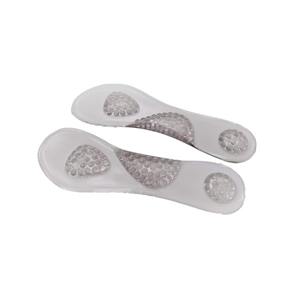 SturdyFoot Lady Massaging Gel Insoles with Arch & Metatarsal Support