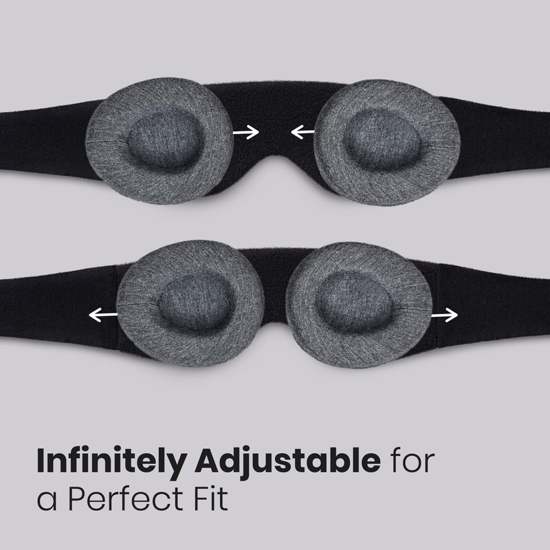 Manta Original Sleep Mask - Maximum Blackout Sleep Mask for