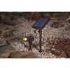 SmartYard OutdoorLED Solar Spotlight 2 Pack 60 Lumens 922370 NEW