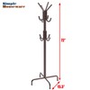 Simple Houseware Standing Coat and Hat Hanger Organizer Rack, 12