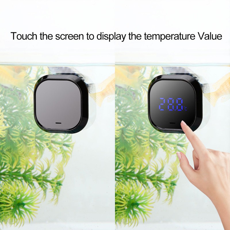 Aquarium Thermometer ℃/℉ Switch LCD Digital Fish Tank High Digital
