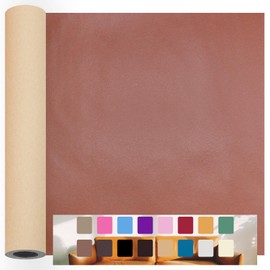 Leather Repair Patch for Furniture, 12×54 Inch Self Adhesive Leather Repair Tape, 1 Roll Vinyl Leather Repair Kit for Sofa Jackets Couches Handbags Kitchen Stools Luggage (Reddish Brown)