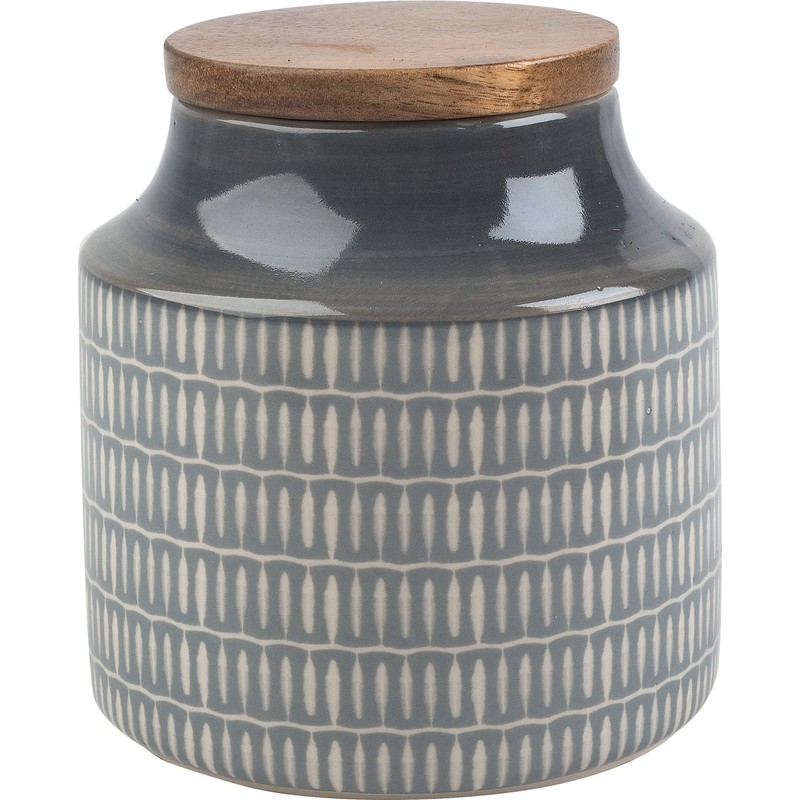 Mikasa Drift Ceramic Storage Canister for Tea, Coffee or Sugar,