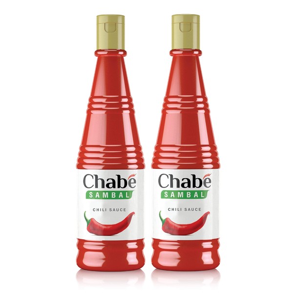 Chabé Sambal Chili Hot Sauce, 10.9 Oz (Pack of 2),
