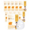 Dermal Mascarillas Faciales Coreanas de Jalea Real y Col geno
