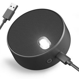 USB Computer Speakers, PC Speaker with Microphone, 2 Sound Modes, Laptop Speaker with Mic, Hand Free Enhanced Voice Pick up, Compatible with Zoom for Video Meeting, Skype, Gaming, Zoom, Plug & Play