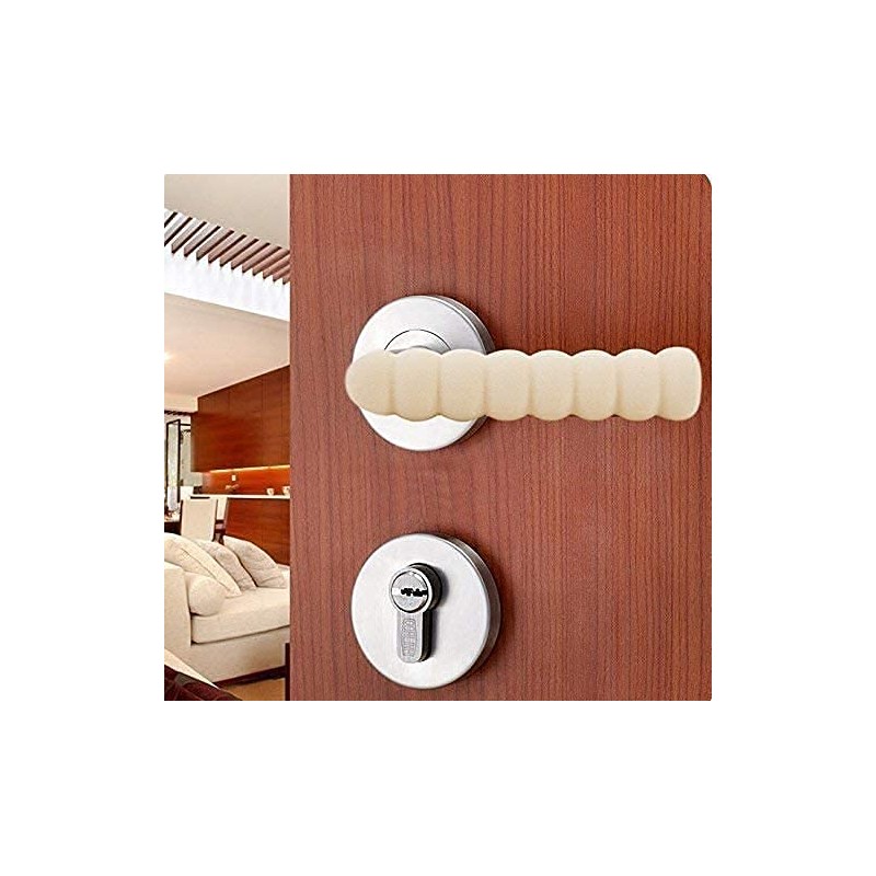 Lvcky Door Handle Protector, 10 Pieces Protective Handle Covers Soft