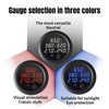 ZHSYMX New Upgrade 12V/24V Five Pressure Air Pressure Gauge 2Inch(52mm)