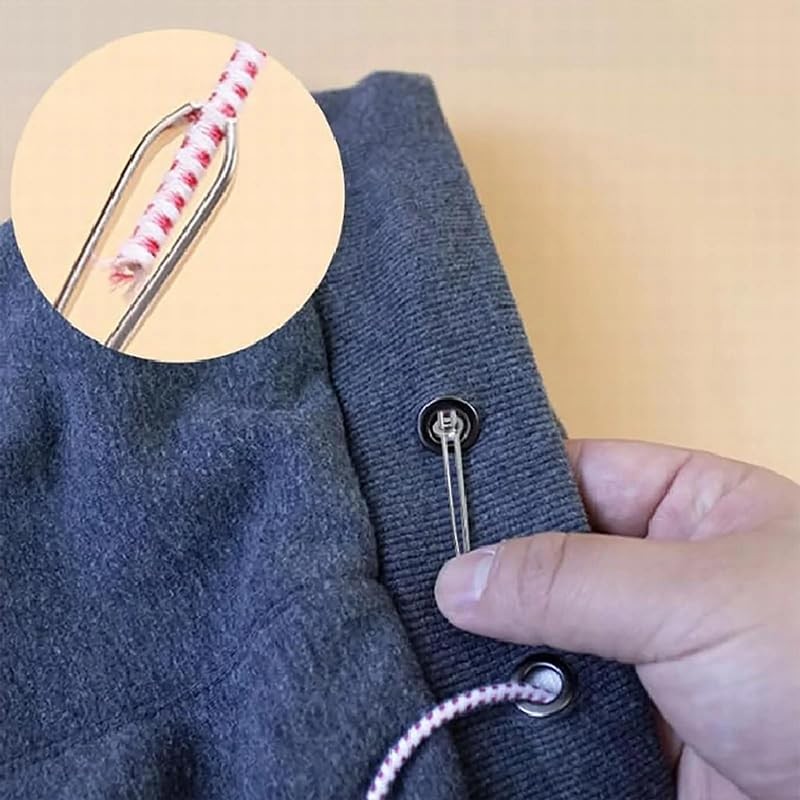 10 Pcs DIY Rope Threader Clip Drawstring Threader Tool -