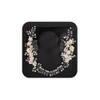 Teyglen Wedding Rhinestones Pearl Headband With Comb Bridal Flower Crystal