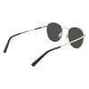NAUTICA N100SP Polarized Round Sunglasses, Gold, One Size