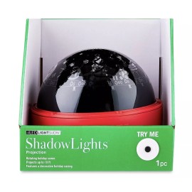 Gemmy NEW! Gemmy LED Light Show Shadowlights Santa’s Workshop Projection Holiday Scene