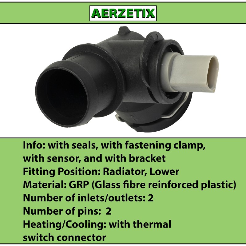 AERZETIX - C67181 - Coolant flange with gasket, sensor and