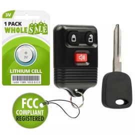 Wholesale-24-7 Replacement For 2000 2001 2002 2003 2004 2005 Ford Excursion Key + Fob