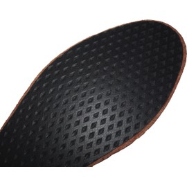 Shoeslulu Magic Absorbent Ultra Thin Handcrafted Lambskin Leather Insoles with Breathable Activated Carbon Bottom (US Men 11 / EU 44, Natural Lambskin)