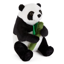 Zappi Co Plush Children's Stuffed Soft Cuddly Plush Toy-Part of Safari Animals Collection, Perfect for Kids (13cm Height)(Panda)