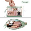 Clear Makeup Bag, Small Makeup Bag for Purse Travel Makeup