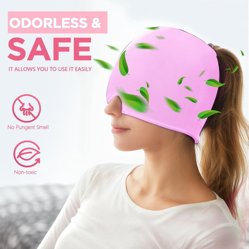 Migraine Relief Cap, Headache Relief Hat for Migraine Cap, Hot