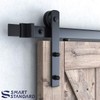 SMARTSTANDARD 6ft Barn Door Hardware kit, Barn Door Track, Sliding